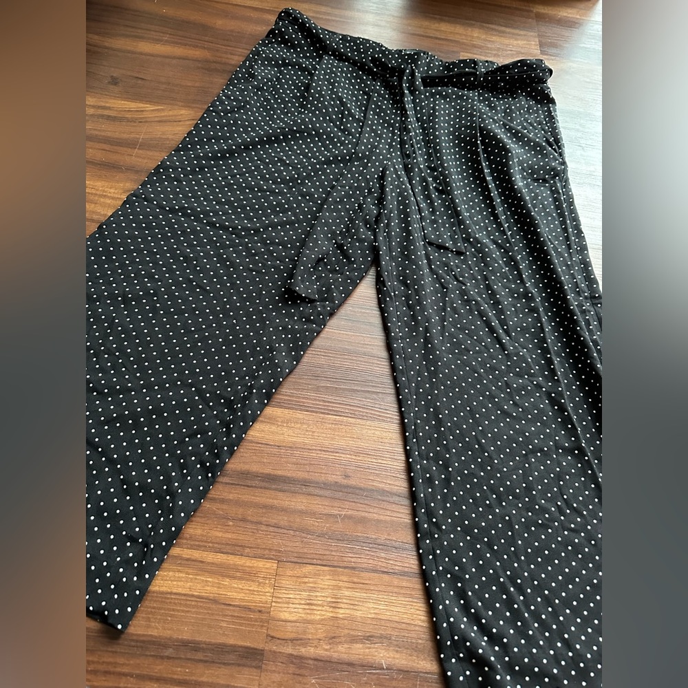 Polka Dotted Women’s Wide Leg Pants NWOT